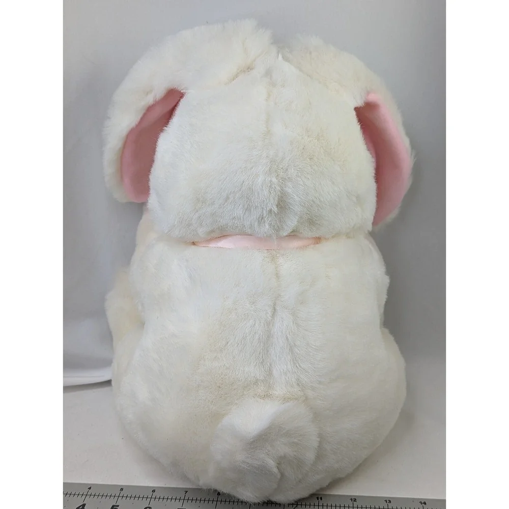 Russ Rabbit Plush Sunny Bunny Bumper‎ Nina Lot of 3 White Stuffed Animal Toy